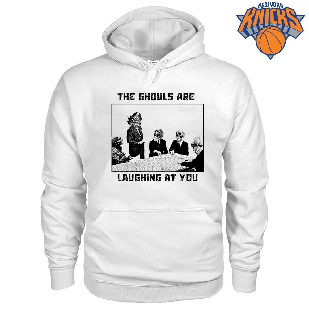The Ghouls Are Laughing At You Skeleton Corporate Meeting Grunge Edgy Graphic Shirt