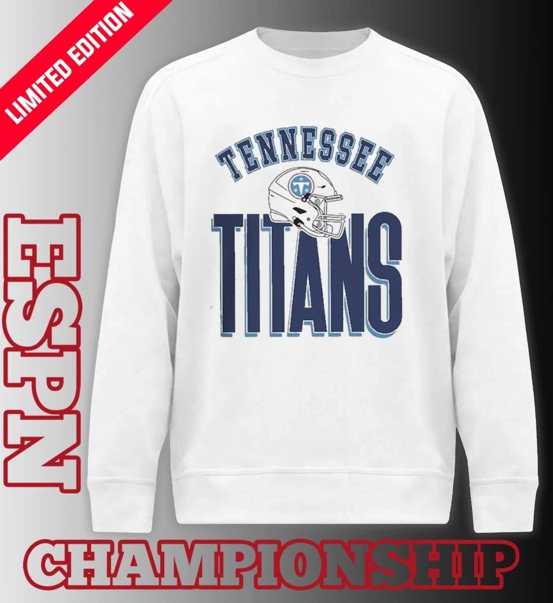Tennessee Titans Helmet Fierce Focus T-Shirt