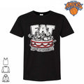 Fat 35th Anniversary Retro Cake Celebrating Cartoon Style Shirt