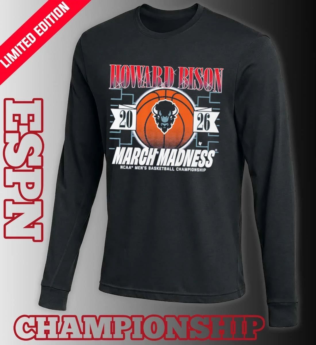 Howard Bison Men’s Basketball March Madness NCAA Tournament Shirt