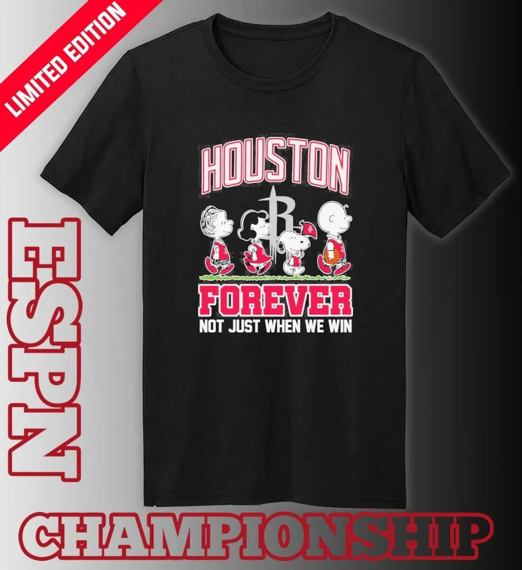 Forever The Peanuts Character X Houston Rockets Shirt