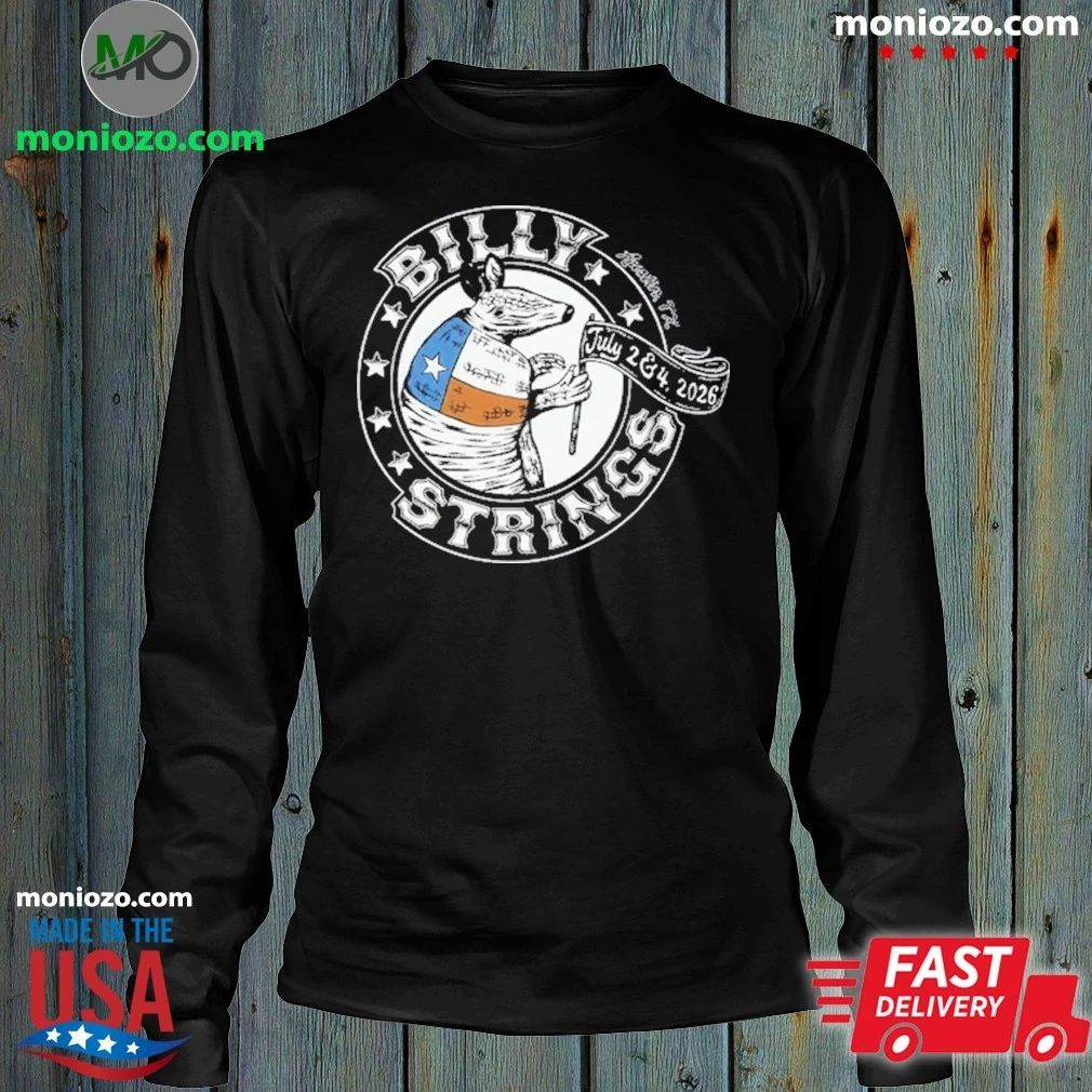 Billy Strings Jul 2-4 2026 Austin TX Armadillo Shirt