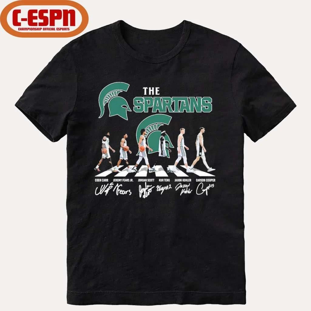 The Michigan State Men’s Basketball Abbey Road Shirt