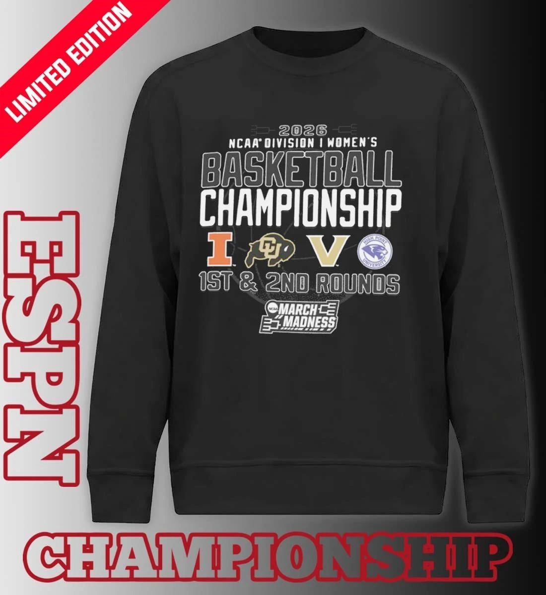 1st, 2nd Rounds 2026 NCAA DI Women’s Basketball Championship – Nashville, TN Shirt