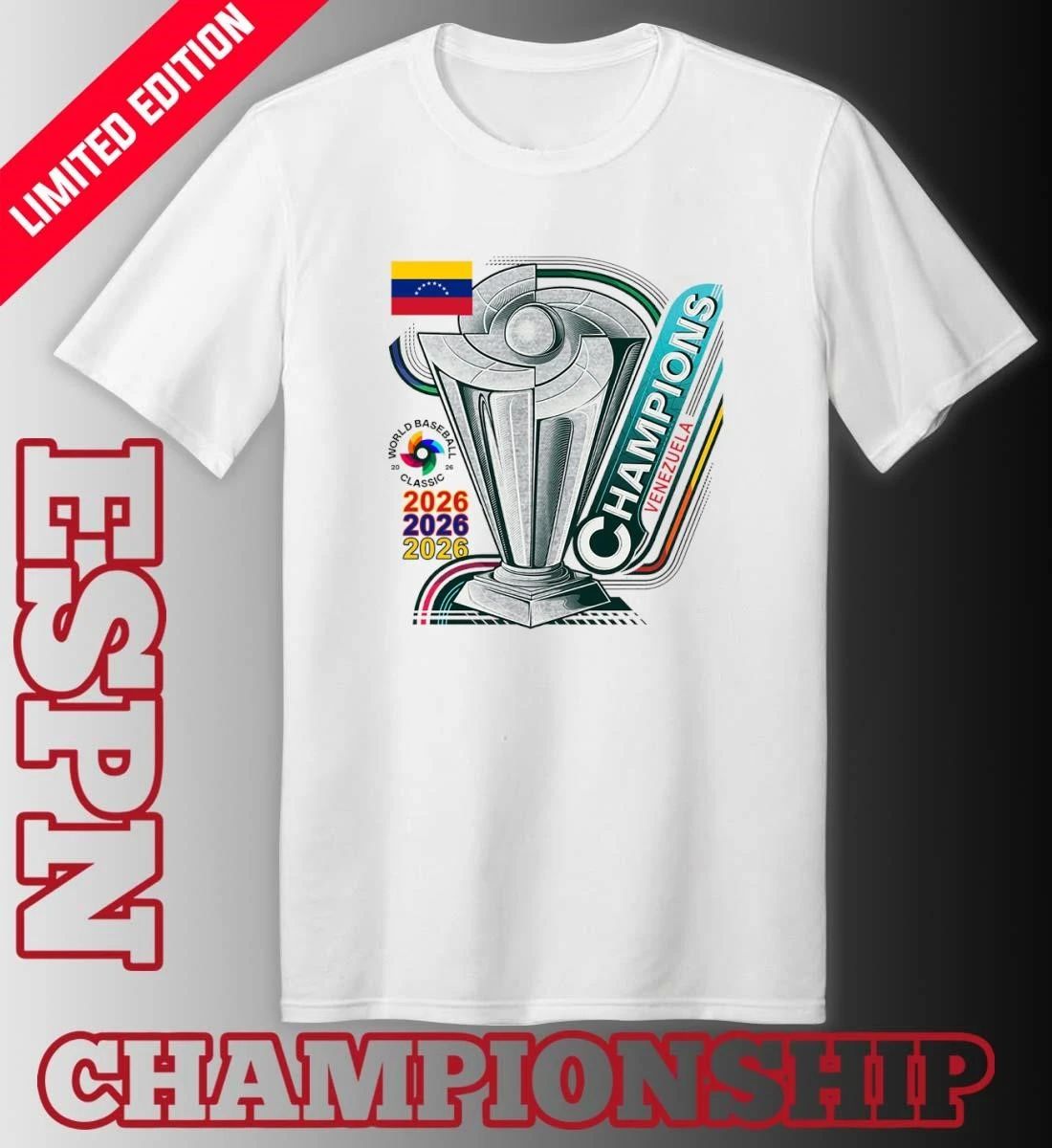 Venezuela Team 2026 World Baseball Classic Champions T-Shirt