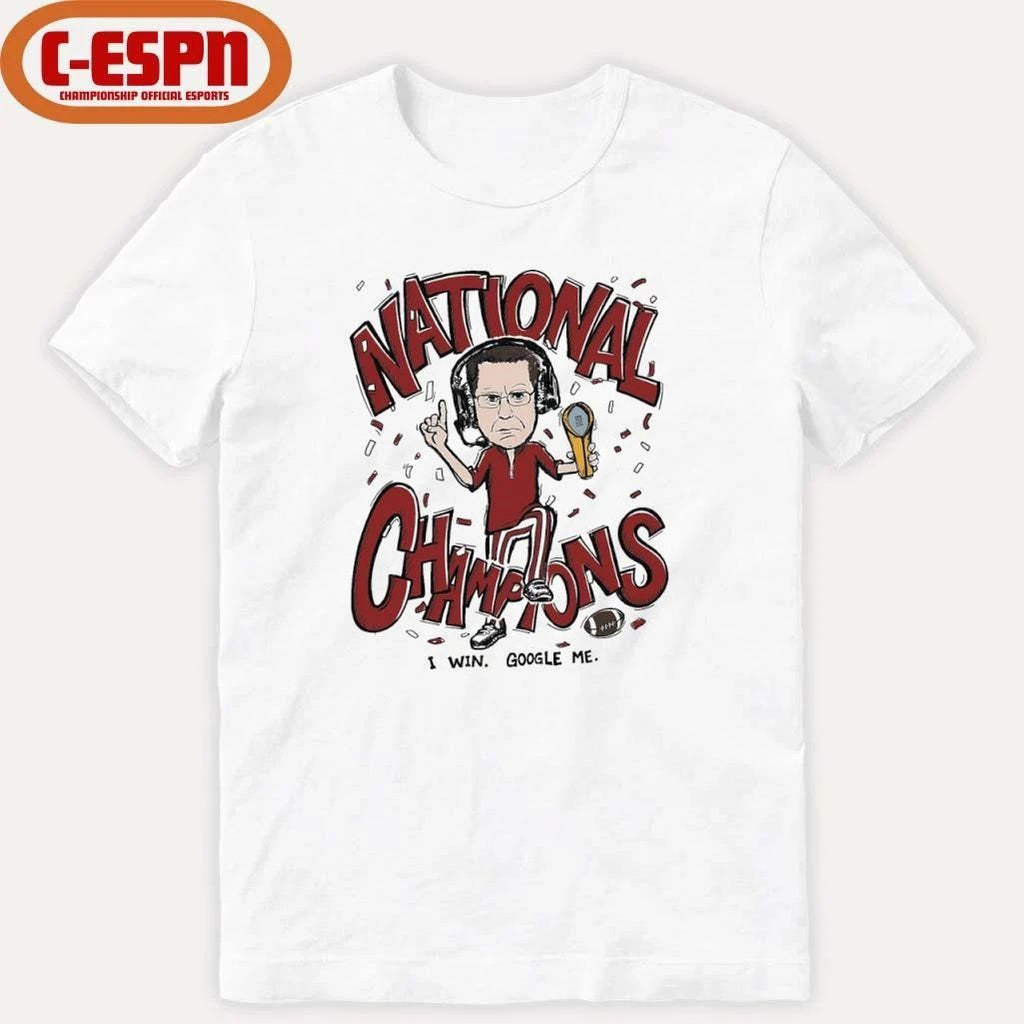 National Champions Curt Cignetti I Win, Google Me T-Shirt