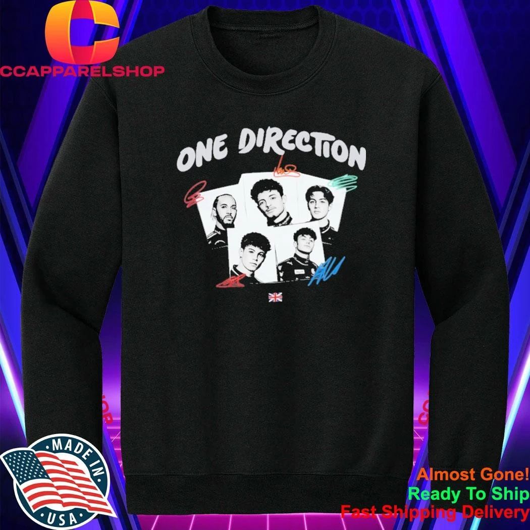 One Direction F1 Signatures Shirt