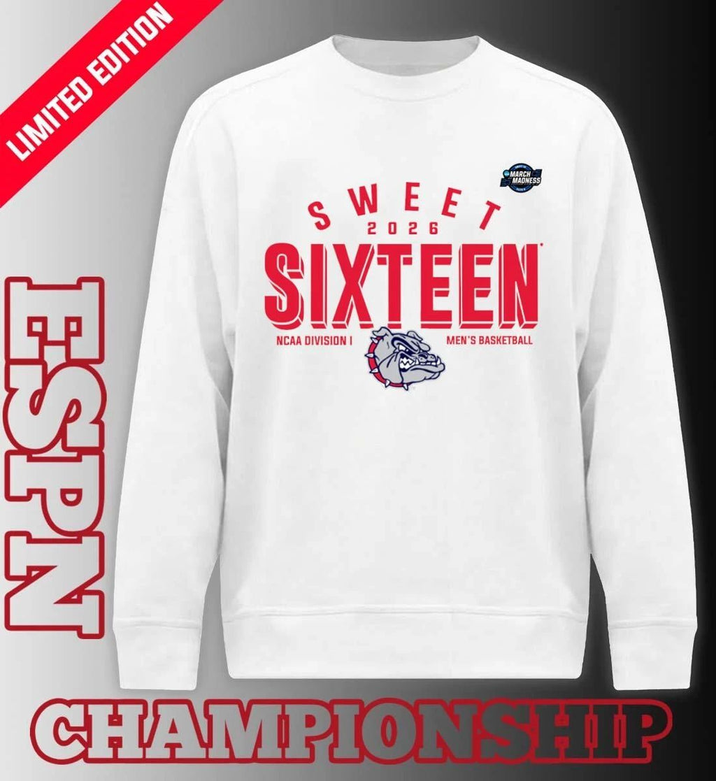 Sweet 16 Gonzaga Bulldogs 2026 NCAA Men’s Basketball T-Shirt