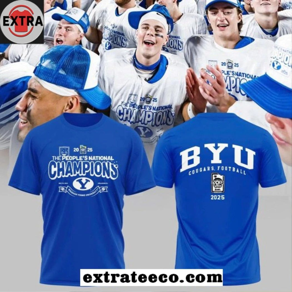 BYU Football Pop-Tarts Bowl Champions 2025 Go Cougars Hoodie T-Shirt