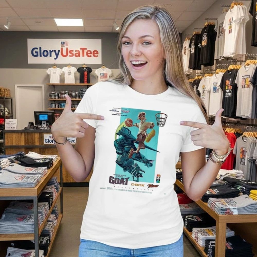 GOAT Animated Basketball Movie Poster You’re Never Too Small To Dream Big February 13 Theatrical Release Shirt