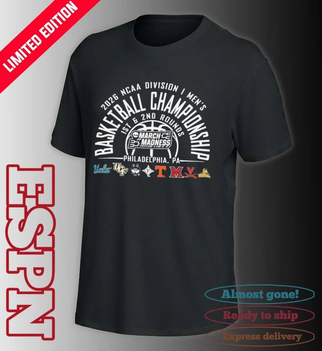 Philadelphia Regional 2026 NCAA DI Men’s Basketball Championship T-Shirt