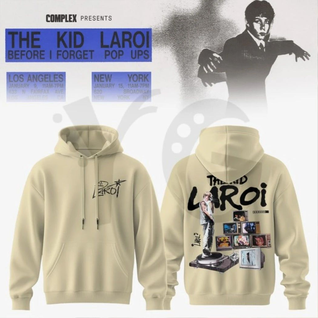 Original The Kid LAROI A Perfect World Tour Two Sided T-shirt