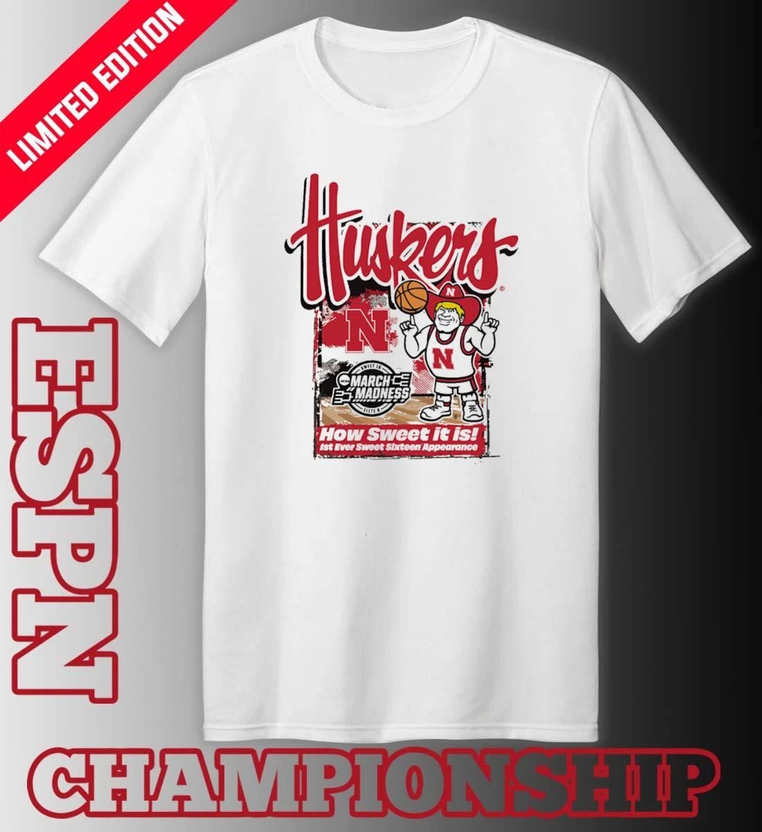 Nebraska Cornhuskers 2026 NCAA March Madness First Ever Sweet 16 Shirt