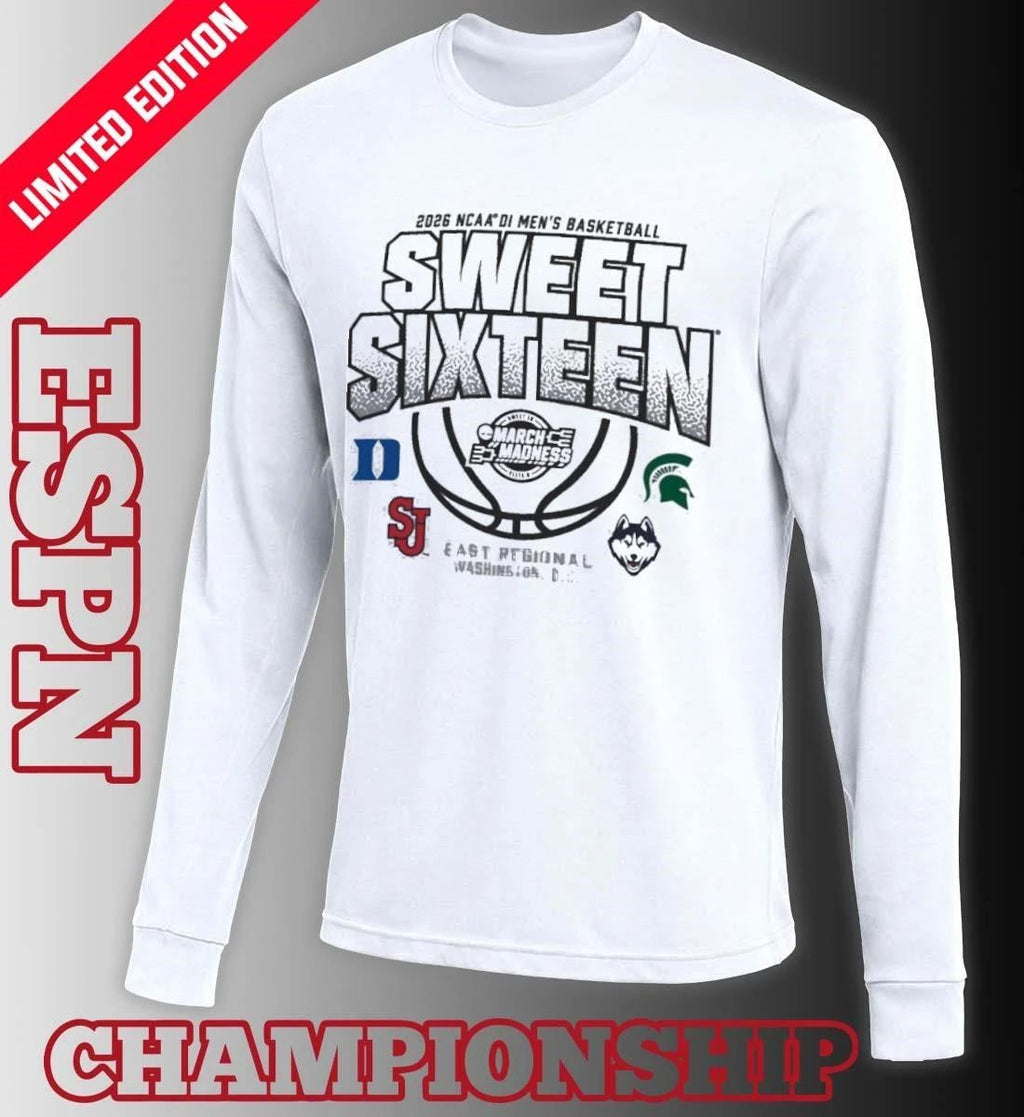 East Regional 2026 NCAA DI Men’s Basketball Sweet Sixteen T-Shirt