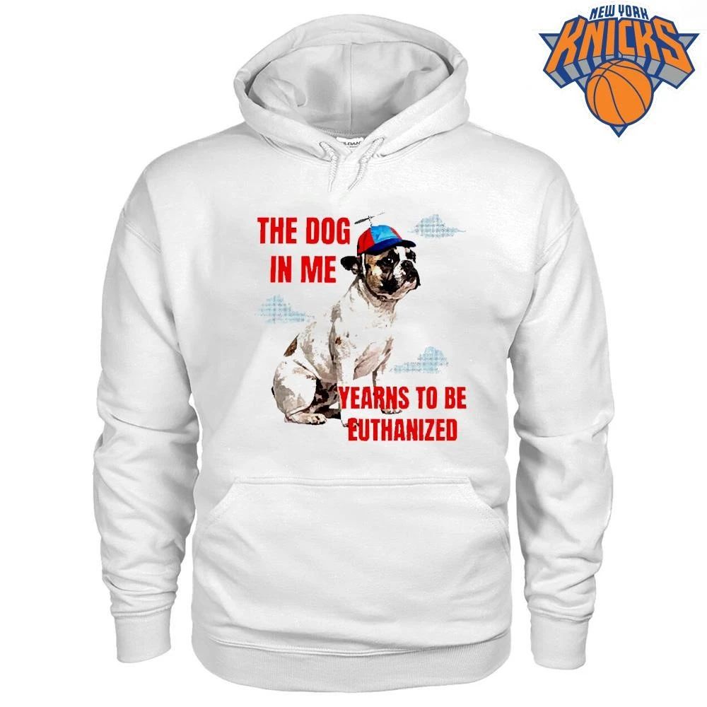 The Dog In Me Yearns To Be Euthanized Propeller Hat Frenchie Meme Shirt