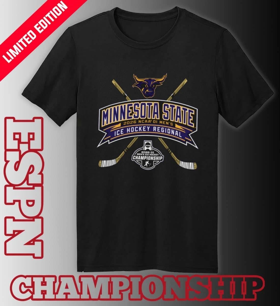 Minnesota State Mavericks 2026 NCAA DI Men’s Ice Hockey Regionals T-Shirt