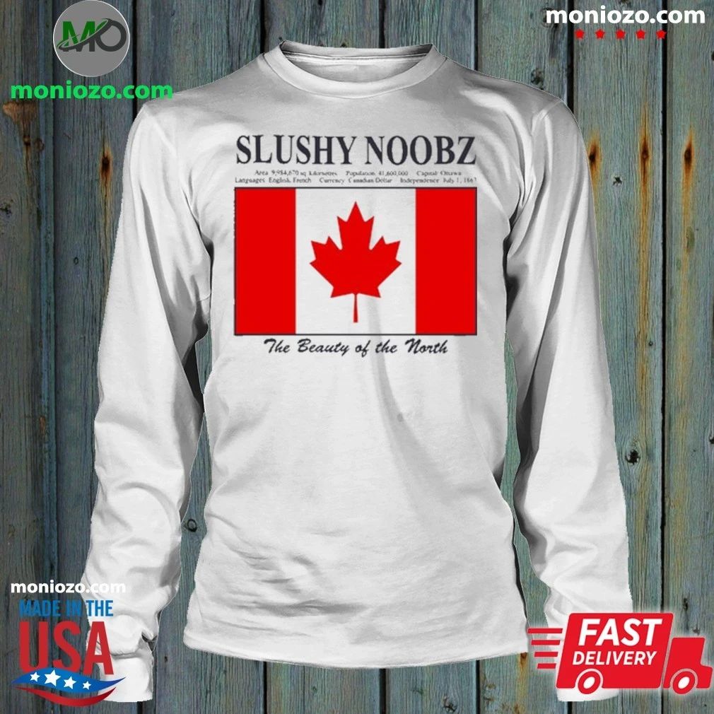 Original Slushy Noobz Canada Facts Shirt