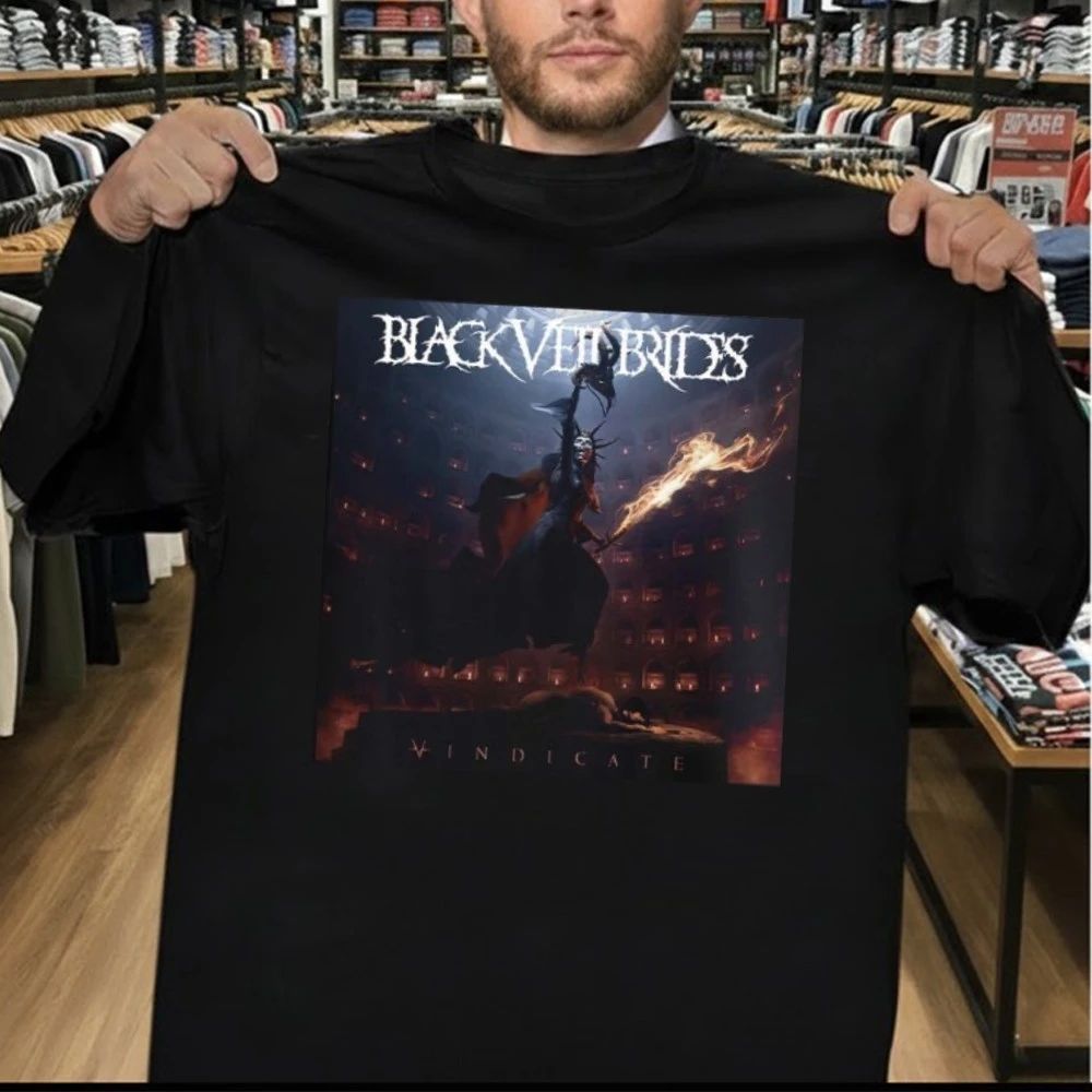 Black Veil Brides Vindicate Album Cover Art T-Shirt