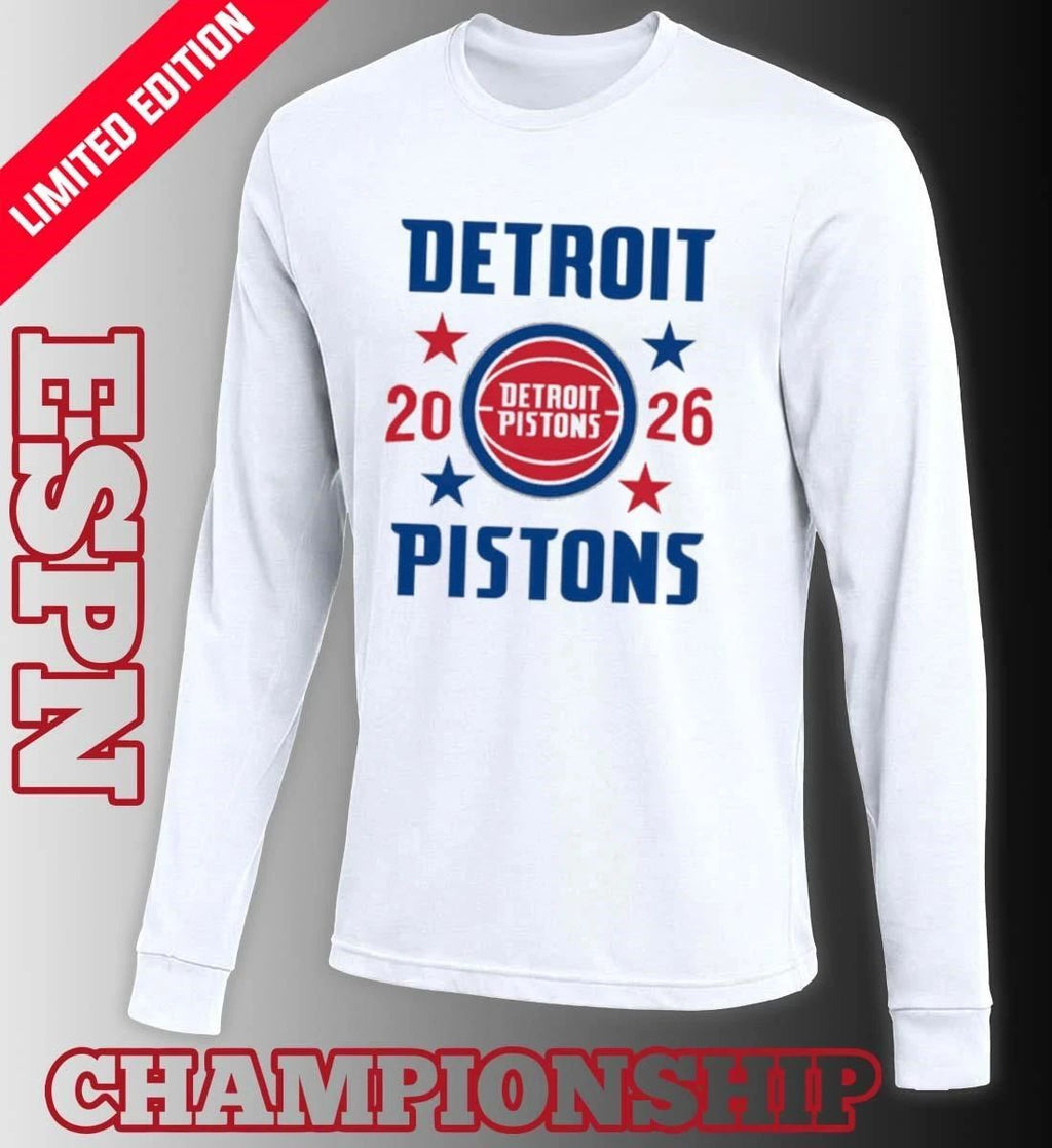 Detroit Pistons NBA Playoffs 2026 Stars T-Shirt