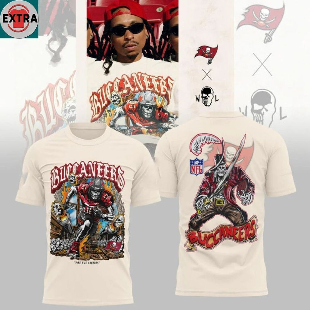 Original Tampa Bay Buccaneers Warren Lotas 2025 Mitchell Ness Logo Shirt