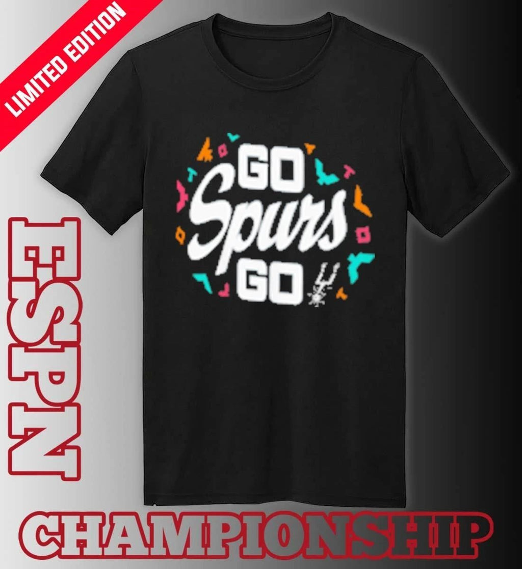 San Antonio Spurs NBA Playoff Go Spurs Go T-Shirt