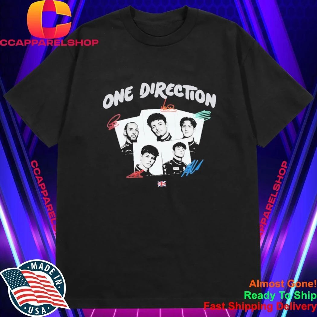 One Direction F1 Signatures Shirt