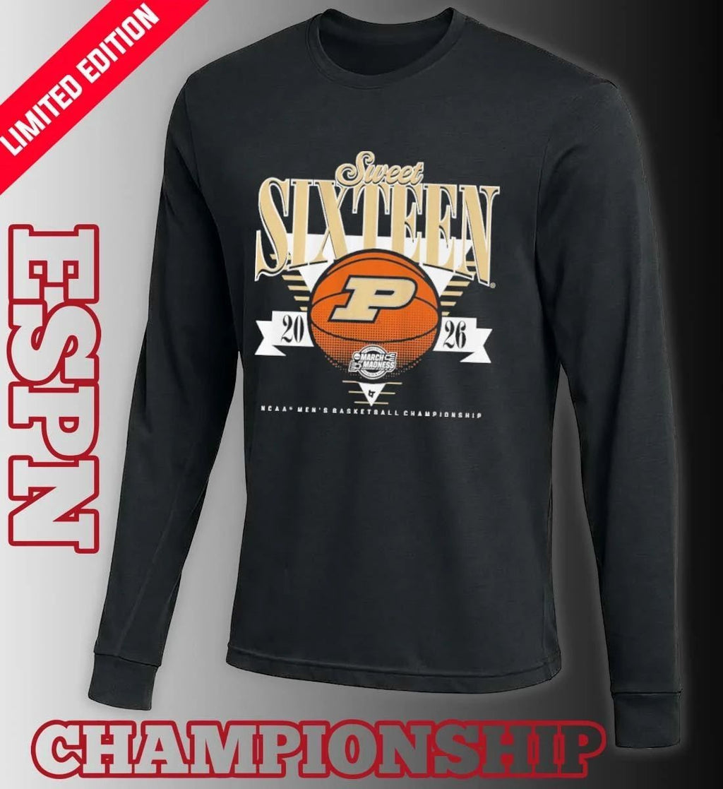 Purdue Boilermakers MBB 2026 Sweet Sixteen Shirt