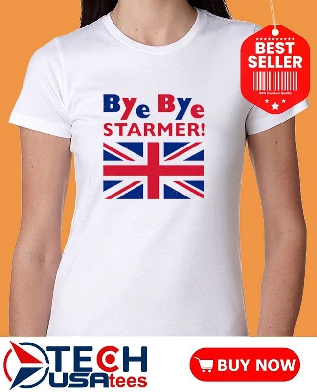 Bye Bye Starmer UK flag shirt
