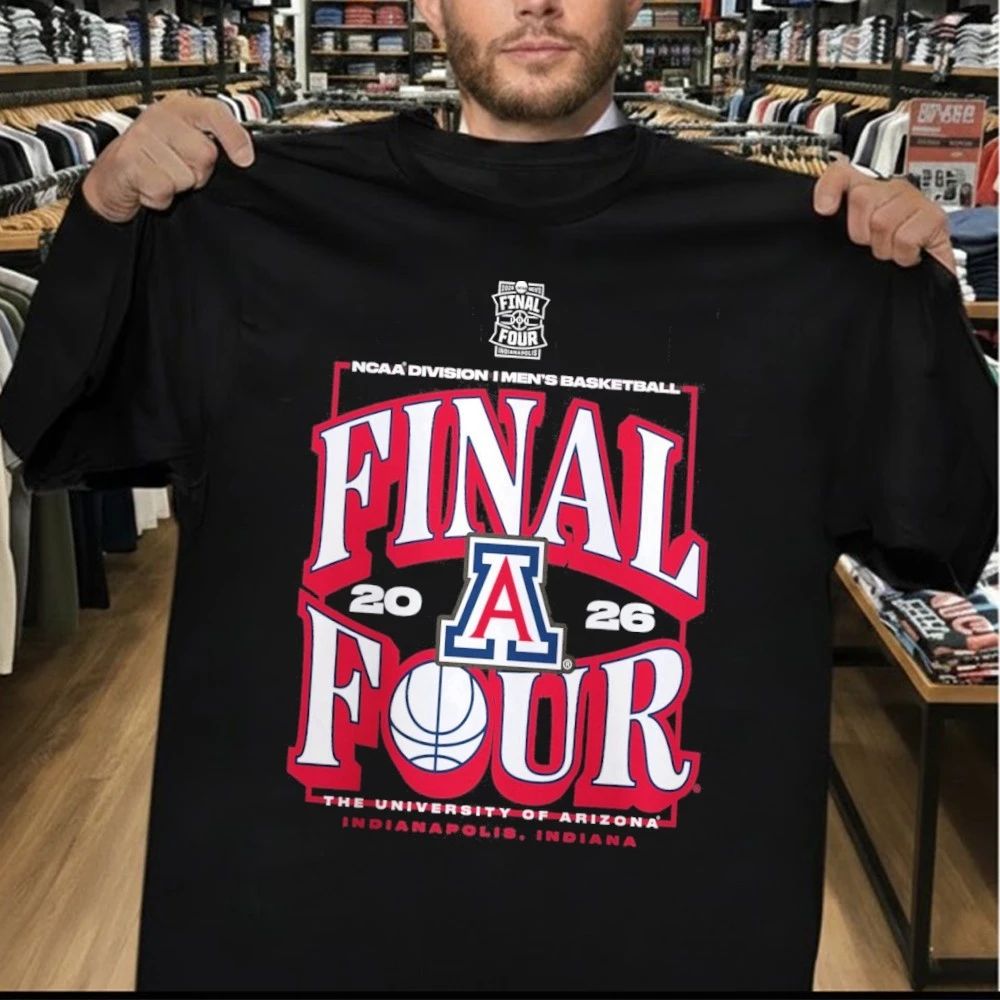 Arizona Wildcats 2026 NCAA Men’s Basketball Tournament March Madness Final Four Shirt