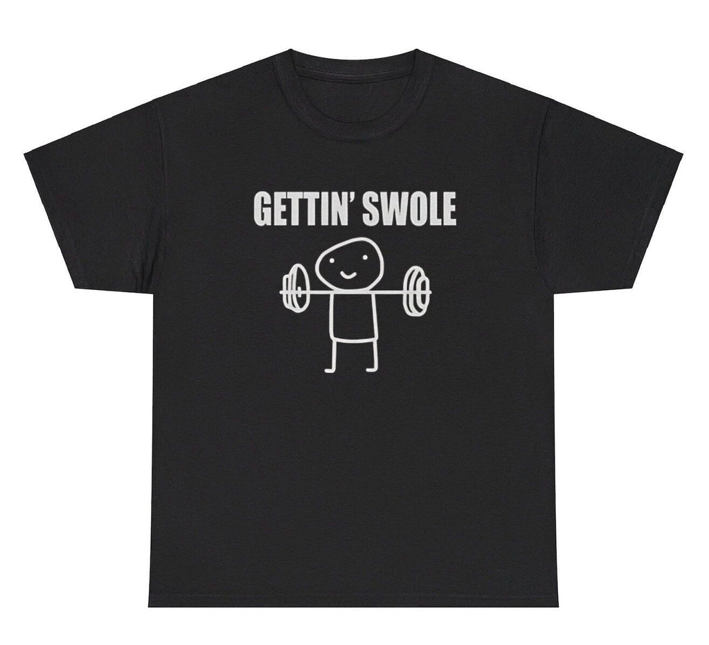 Getting Swole Meme Gym Working Meme Humor Pump Cover Tee Tee (1)