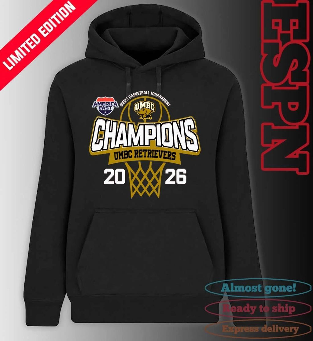 America East Conference Men’s Basketball Tournament 2026 Champions UMBC Retrievers T-Shirt