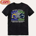 Rams Vs Seahawks NFC Conference Championship Duel Helmet T-Shirt
