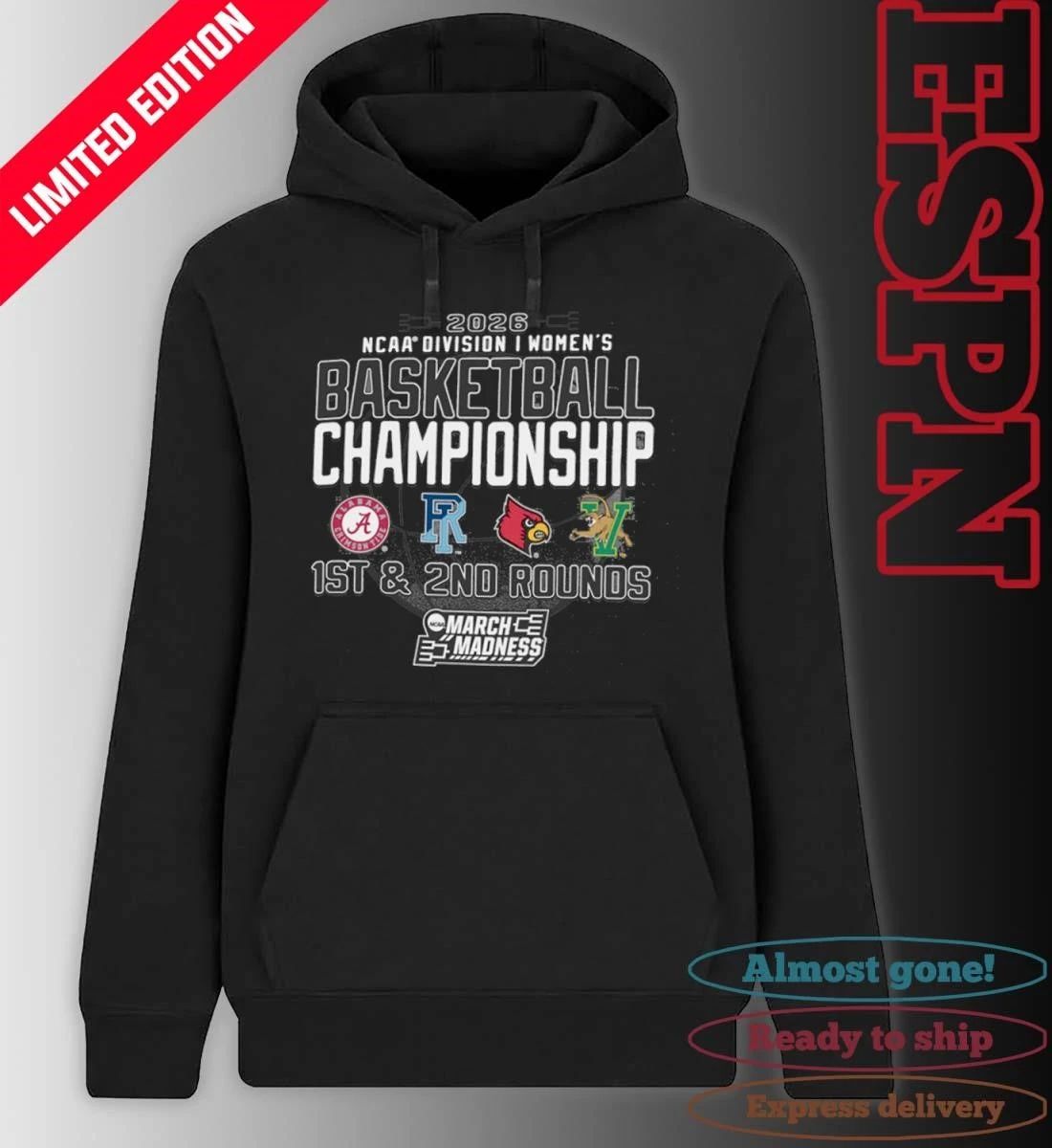 1st, 2nd Rounds 2026 NCAA DI Women’s Basketball Championship – Louisville, KY Shirt