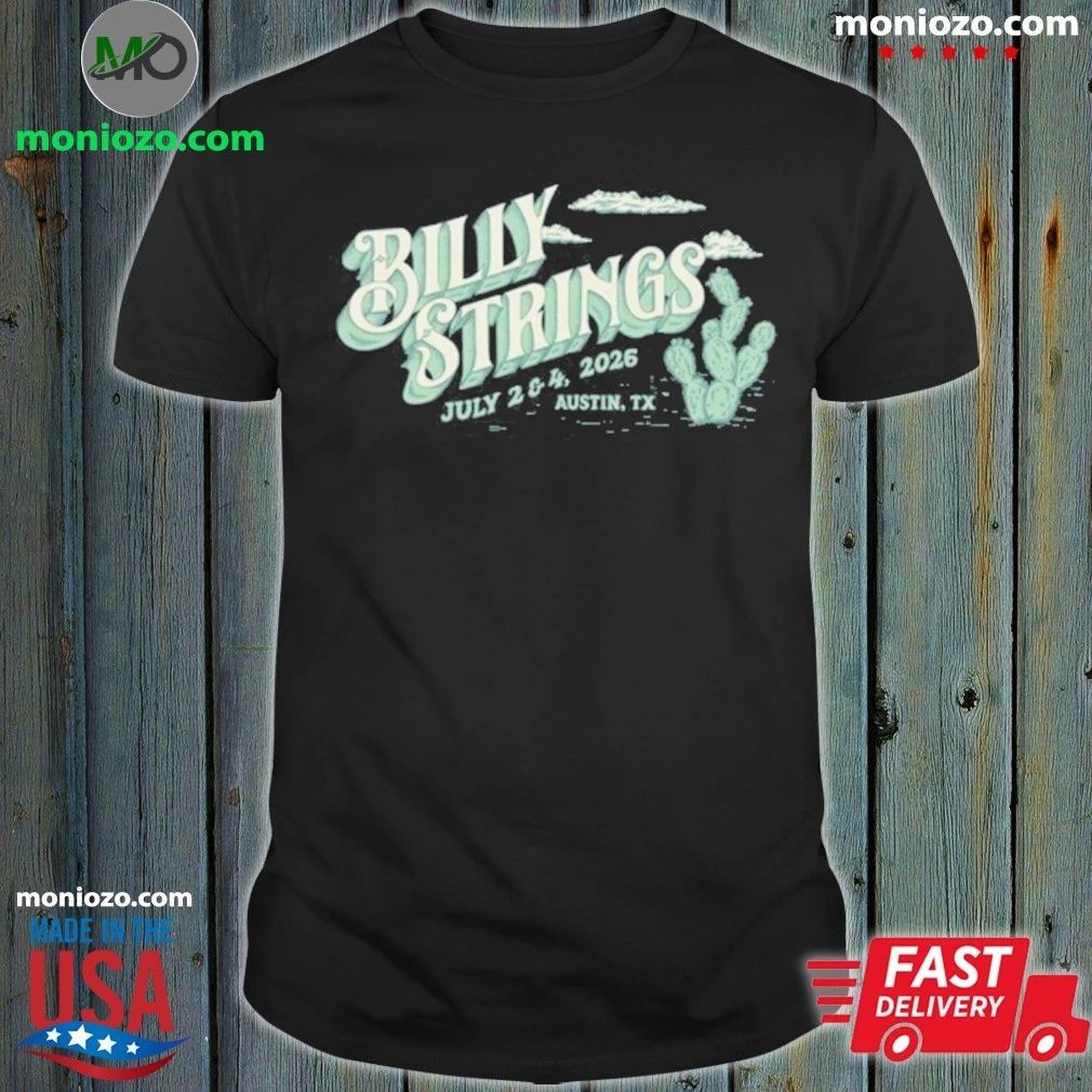 Billy Strings 2026 Austin City Limits Cactus Shirt