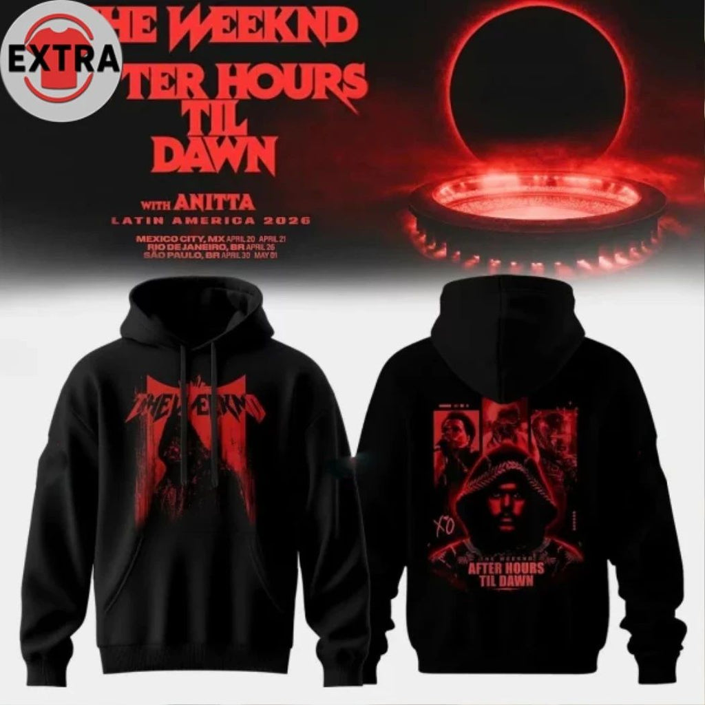 The Weeknd After Hours Til Dawn Latin America Tour Limited Edition Hoodie Shirt