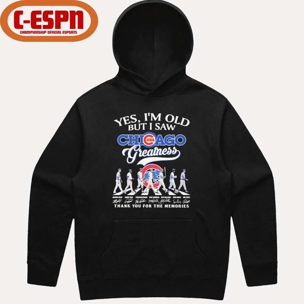 Yes, I’m Old But I Saw Chicago Cubs Abbey Road Legends Greatness T-Shirt