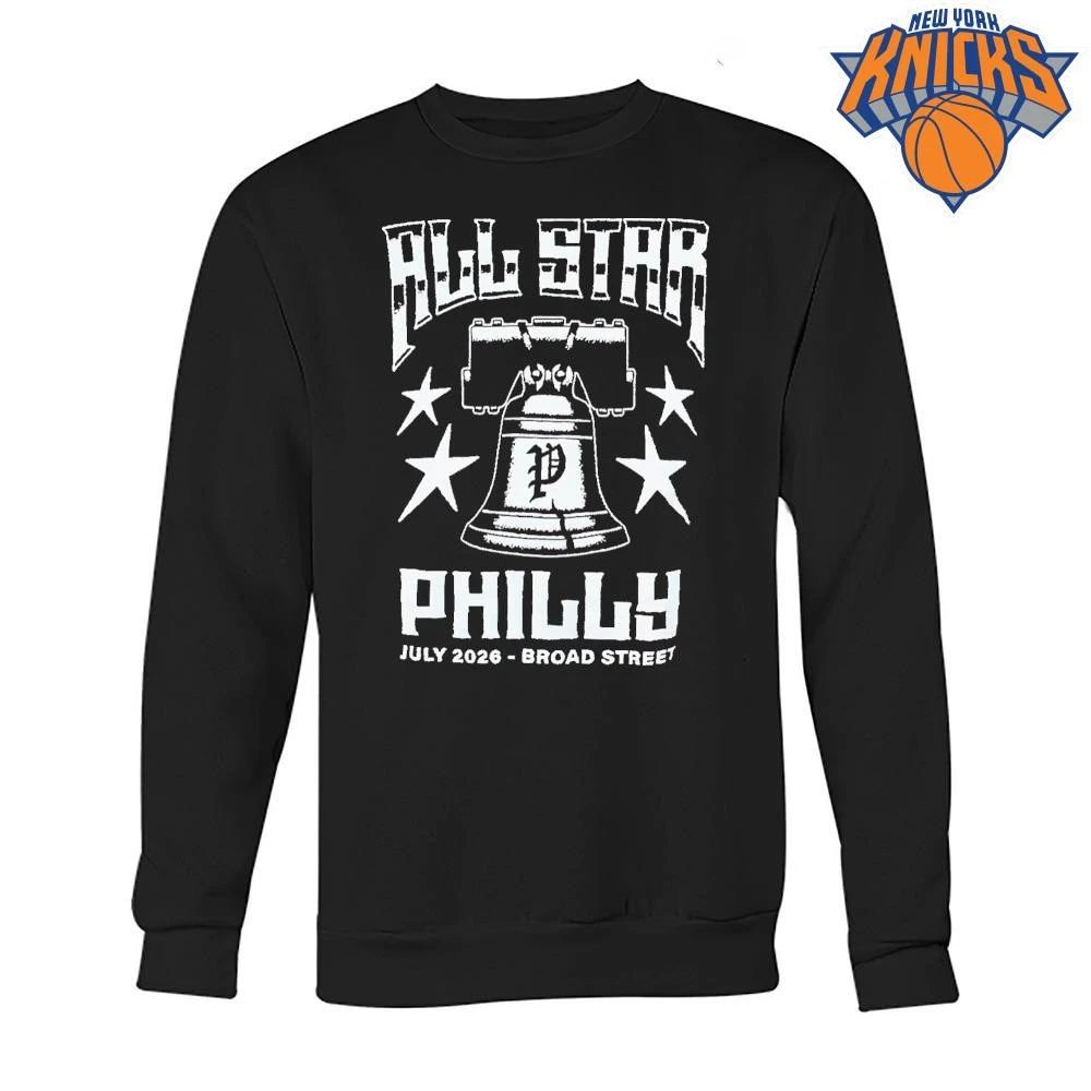 All Star Philly Broad Street Liberty Bell Classic Sports Graphic T Shirt