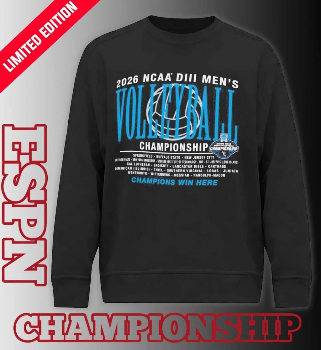 2026 NCAA Division III Men’s Volleyball 1st Round T-Shirt