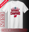 Wisconsin Badgers National Collegiate Women’s Ice Hockey Champions 2026 T-Shirt