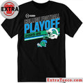 Tulane Football 2025 CFP Stripe Play-PPff Helmet Shirt