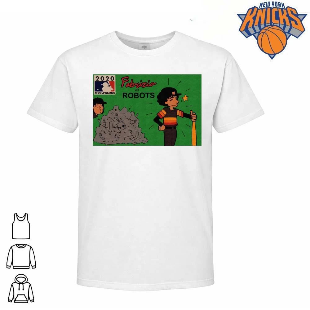 Fabrizio Vs Robots 2020 World Series Baseball Cartoon Shirt