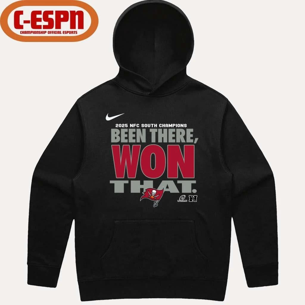 Tampa Bay Buccaneers NFC South Division Champions Locker Room T-Shirt
