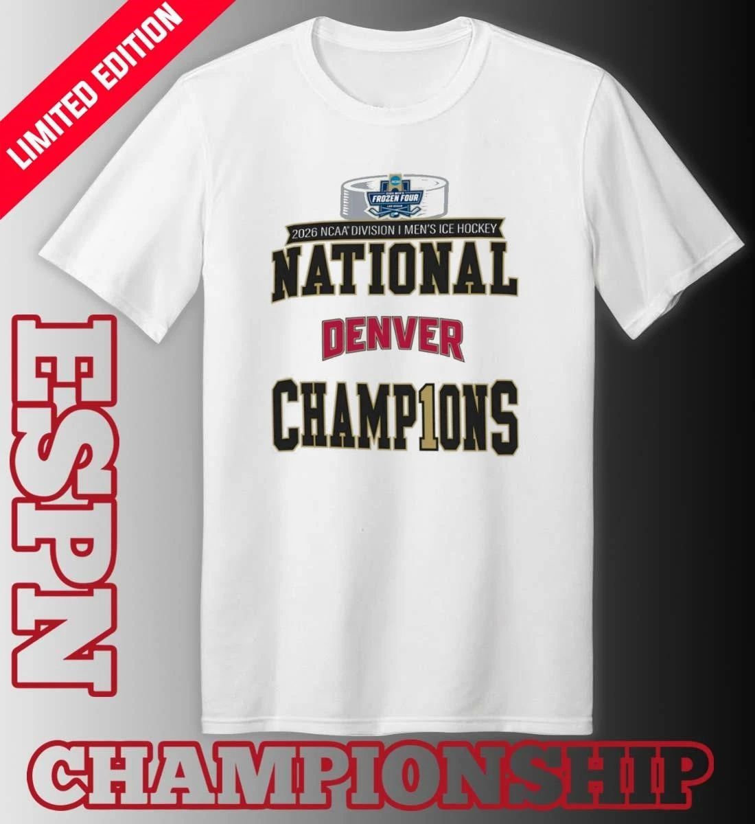 Men’s Frozen Four National Champions Denver Pioneers-Shirt