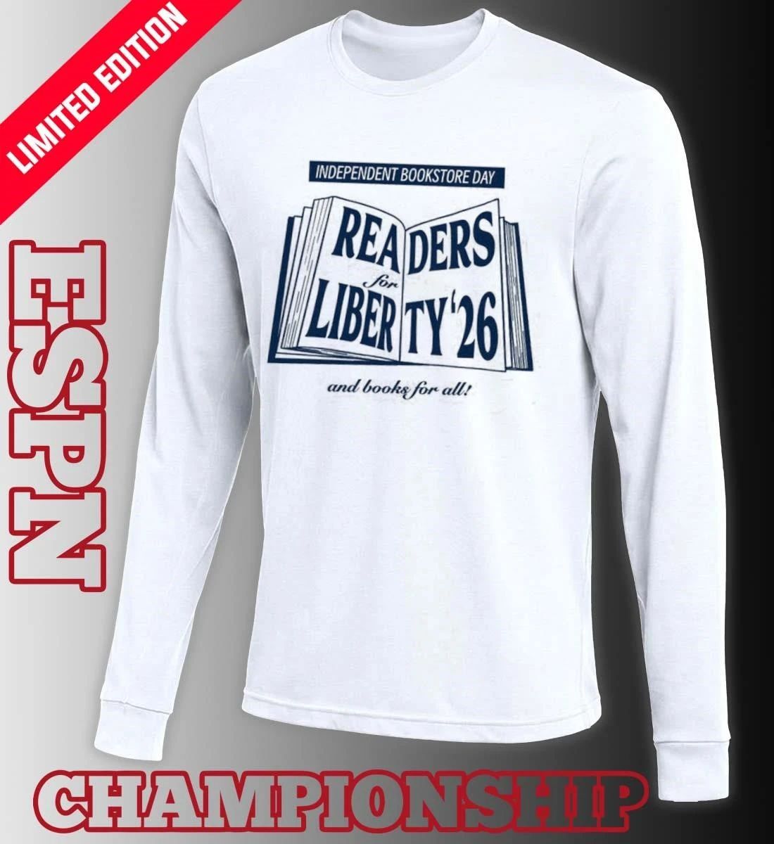 Readers for Liberty and Books for All shirt