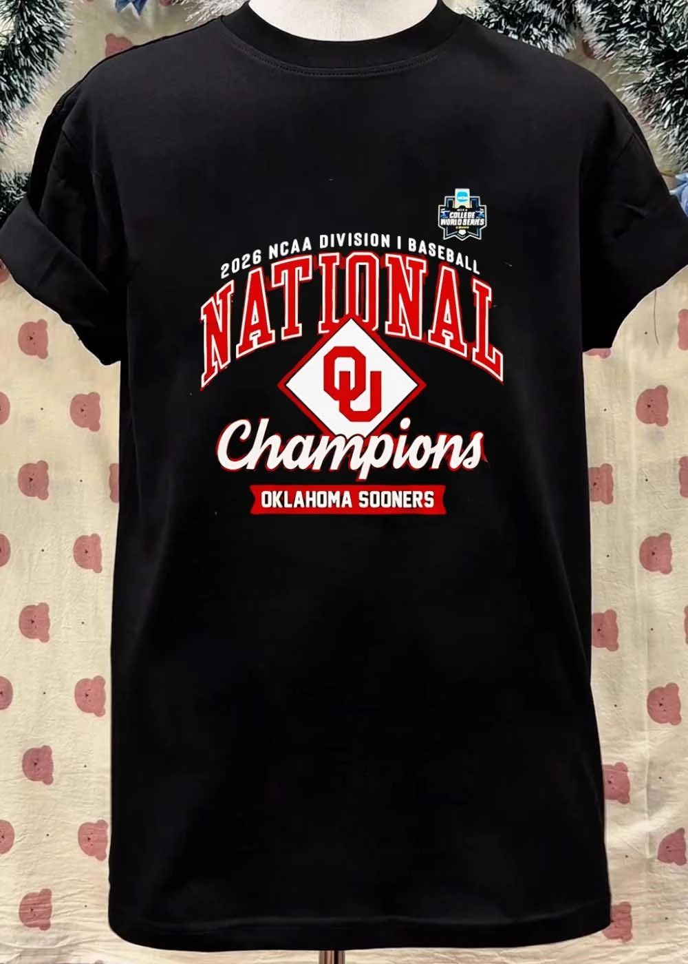 2026 NCAA Division I Baseball National Champions Oklahoma Sooners shirt