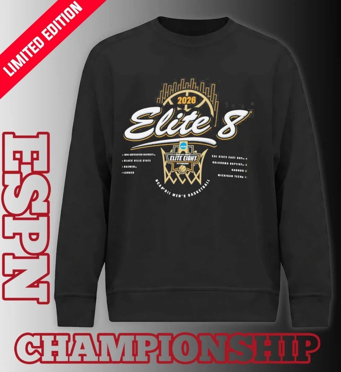 2026 NCAA Division II Men’s Basketball Elite 8 T-Shirt