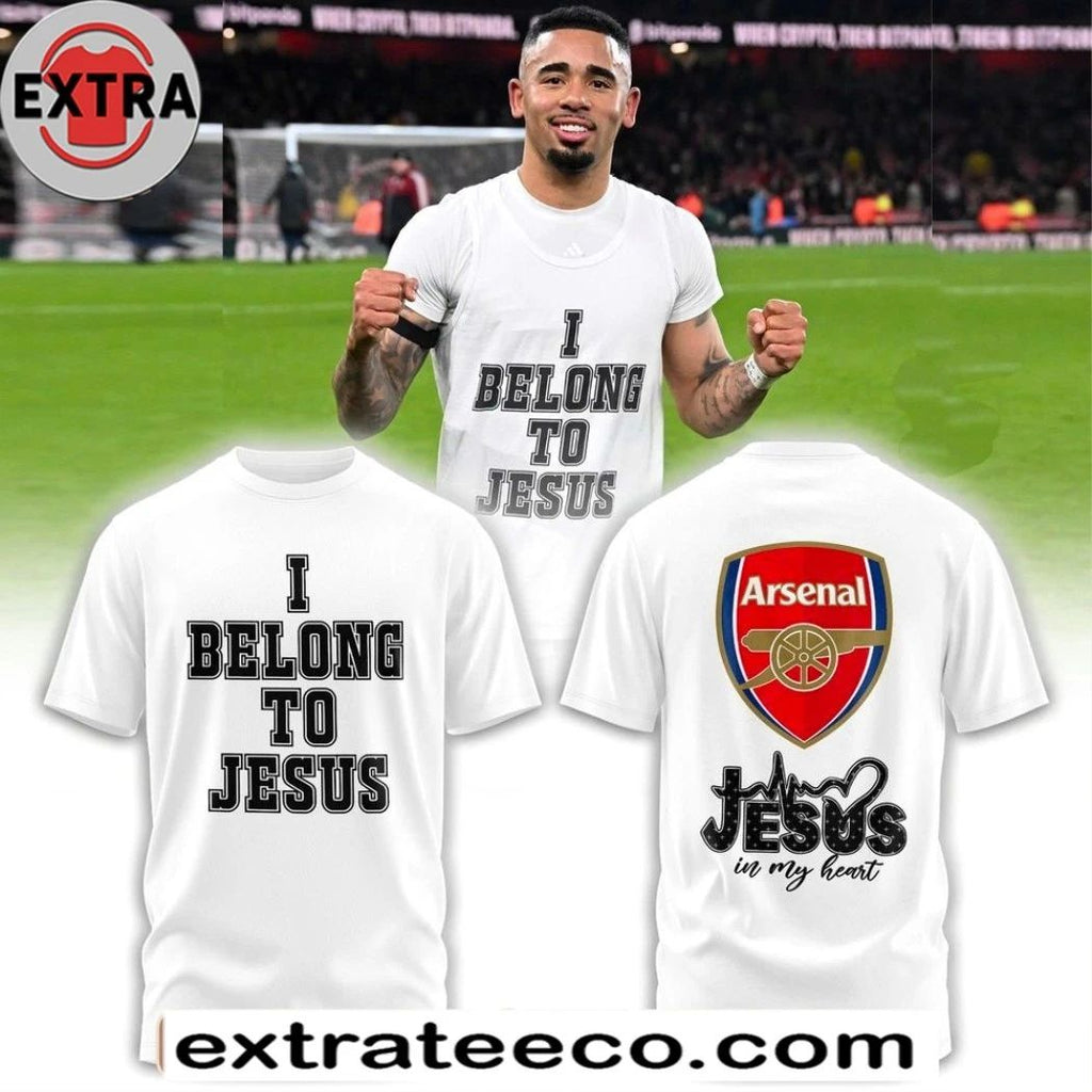 Arsenal I Belong To Jesus In My Heart Logo T-Shirt, Hoodie