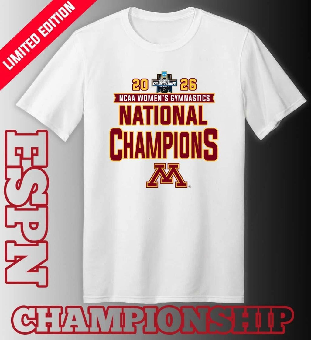 Minnesota Golden Gophers 2026 NCAA Women’s Gymnastics National Champions T-Shirt
