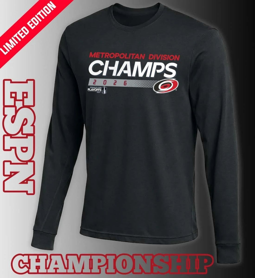 Carolina Hurricanes 2026 Metropolitan Division Champions Shirt