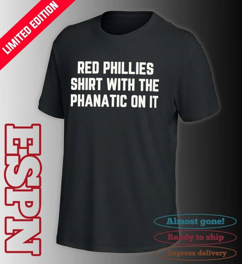 Meta Phillies Shirt Red Phillies Shirt With The Phanatic On It